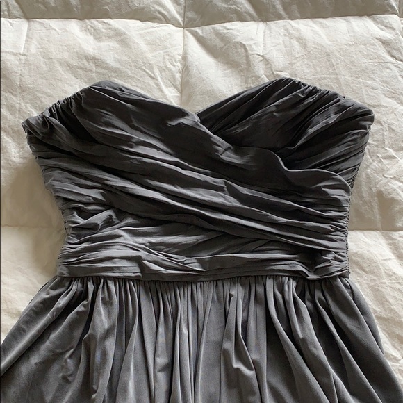 J.Crew Arabelle Bridesmaid Dress (Gray) - Picture 2 of 7